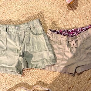 Girls size 10-2 pair shorts